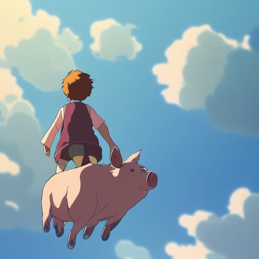 and the pigs can fly