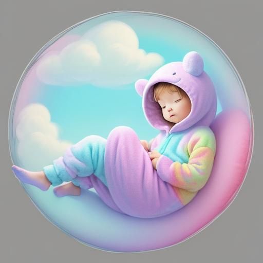 Cutepunk Baby Blob in Pastel Nursery