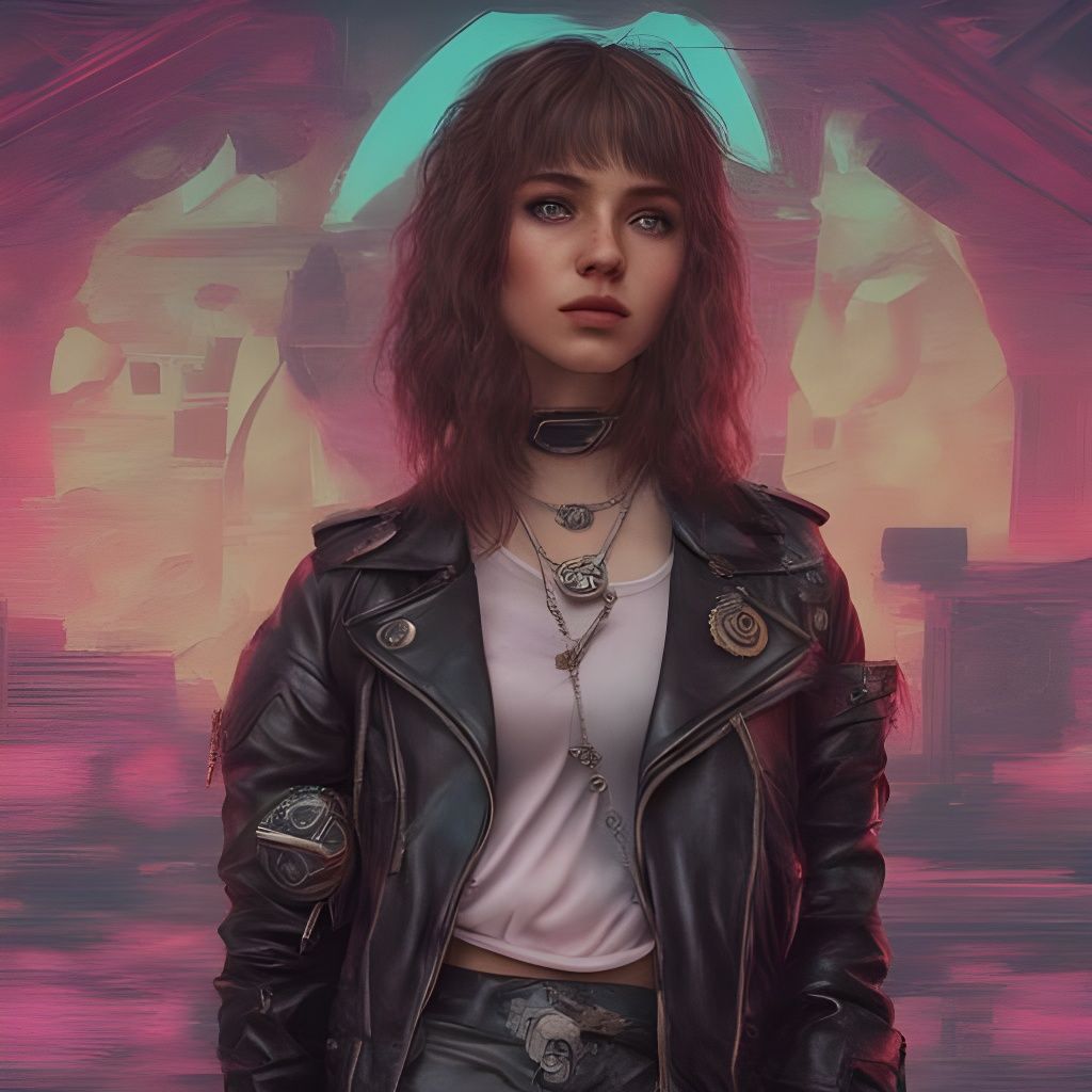 Edgy AI-Generated Punk Aesthetic