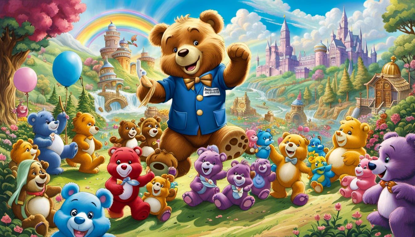 Doctor Who and Care Bears, Photorealistic