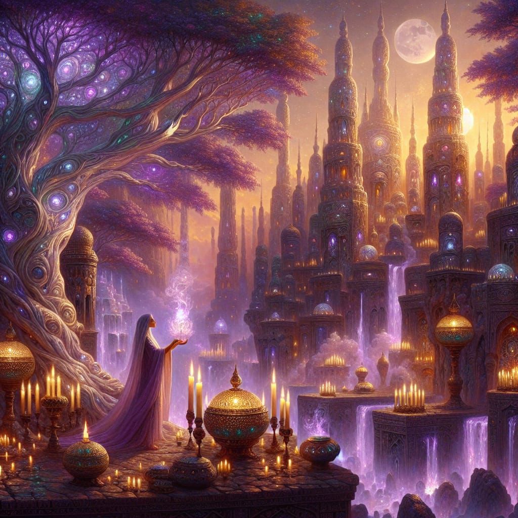 Offerings by the Priestess of the Third Moon on the Planet Terpsichoria