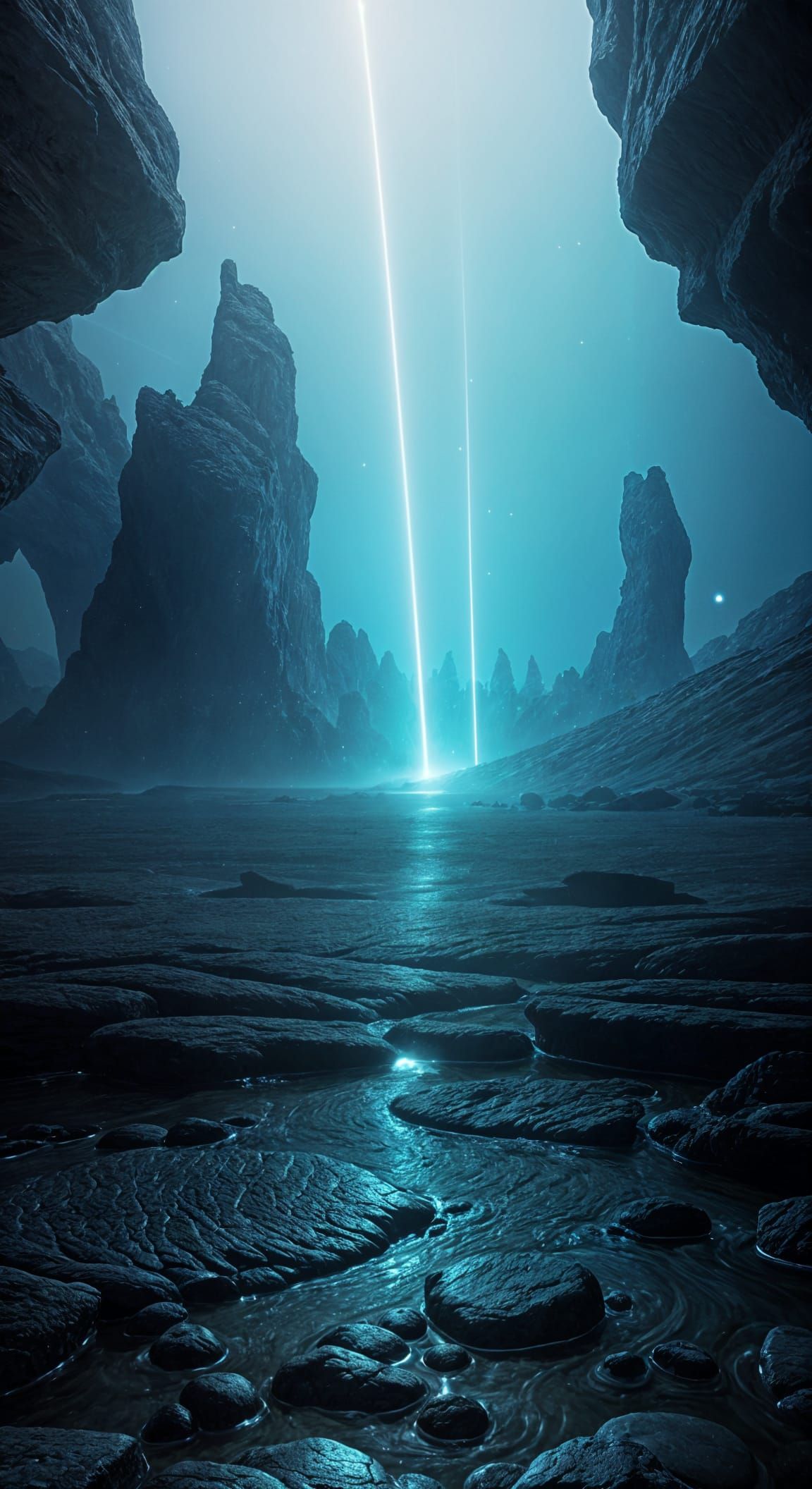 Ethereal Orbs Generated by Artificial Intelligence