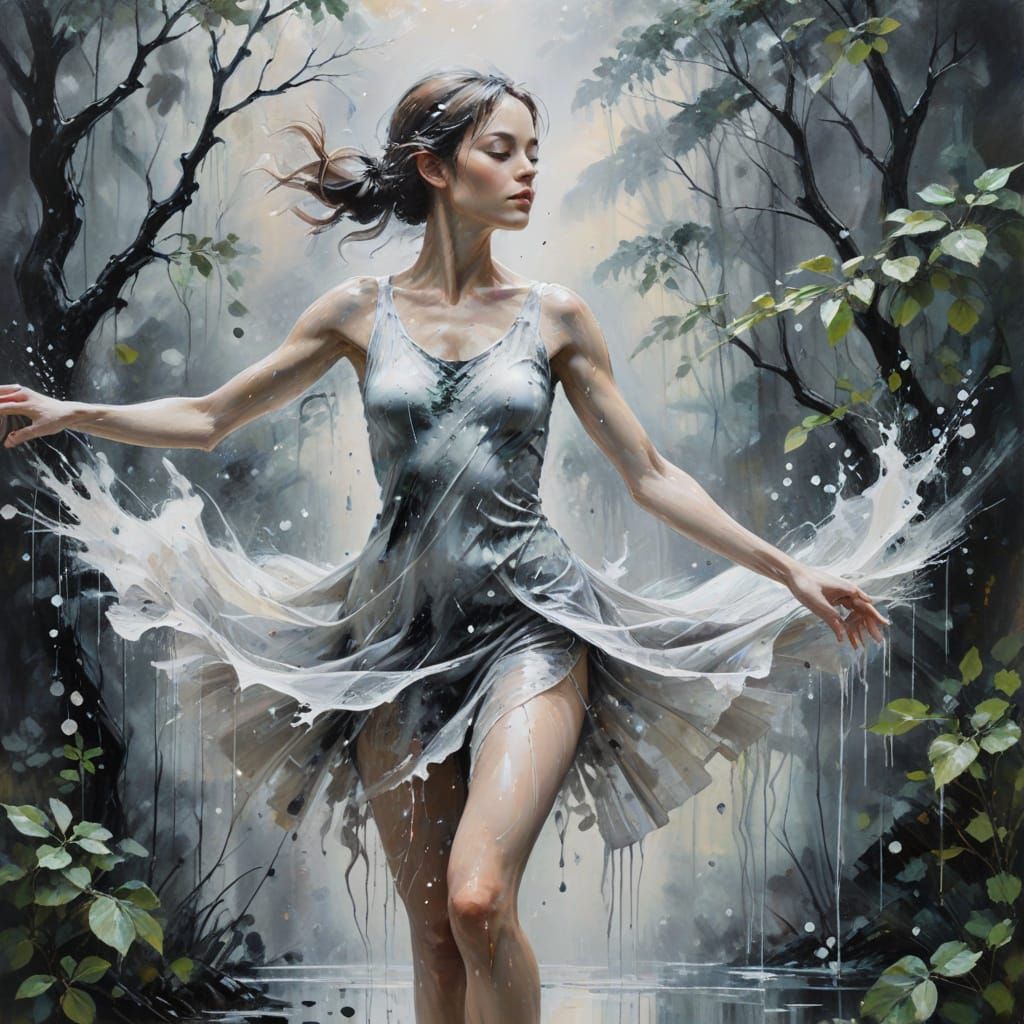 Ethereal Dance Amidst Nature's Harmony