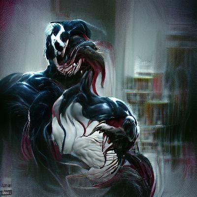 Sinister Marvel's Venom Artwork