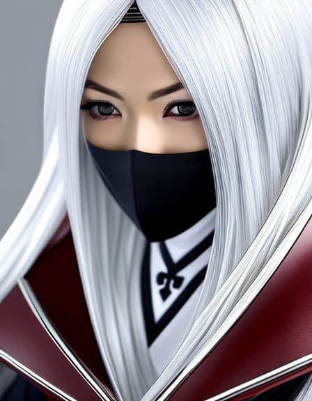 Ancient Japanese Ninja: Photorealistic 8K Portrait