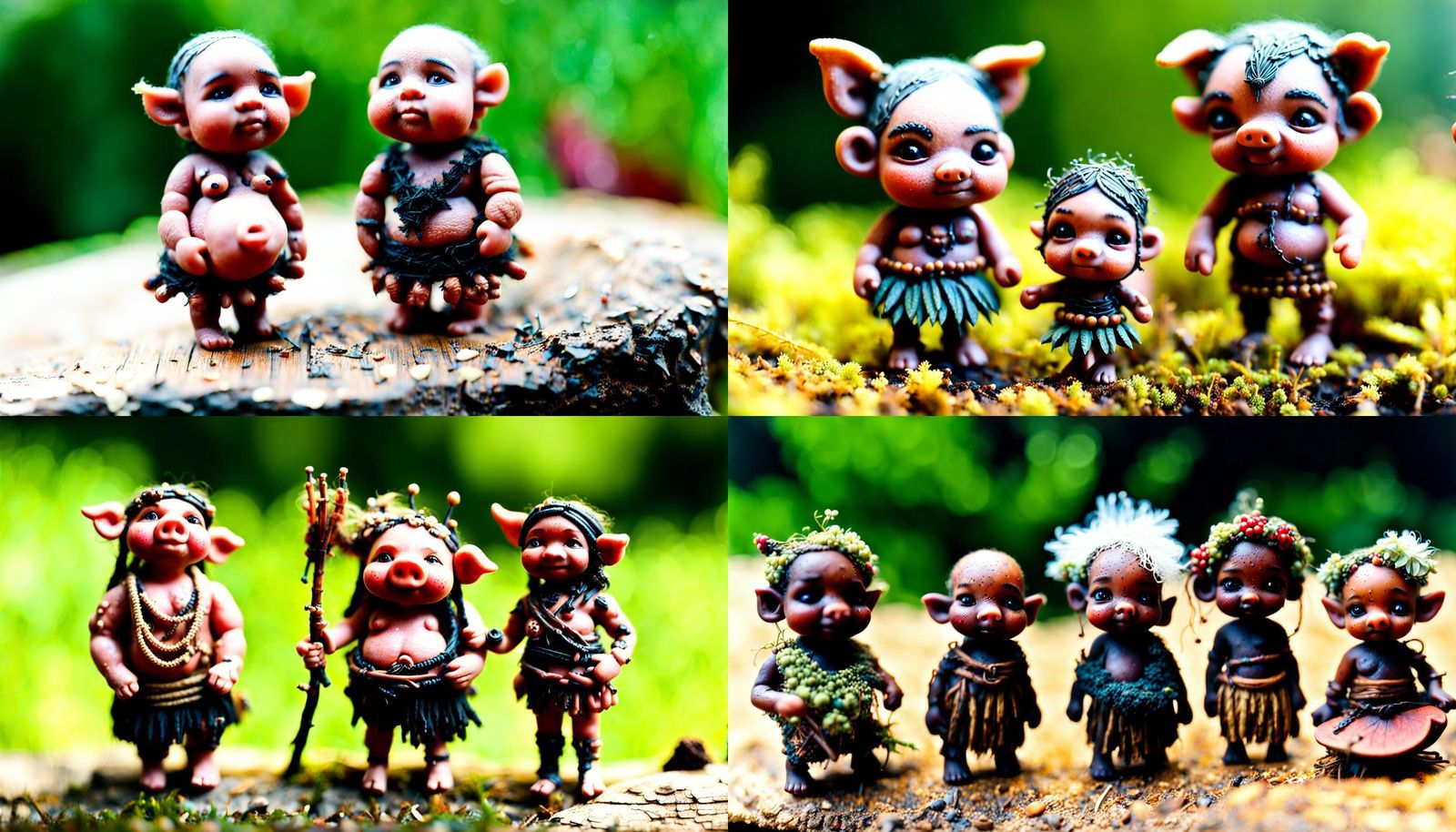 Miniature Fae Folk: A Micro Human Tribe
