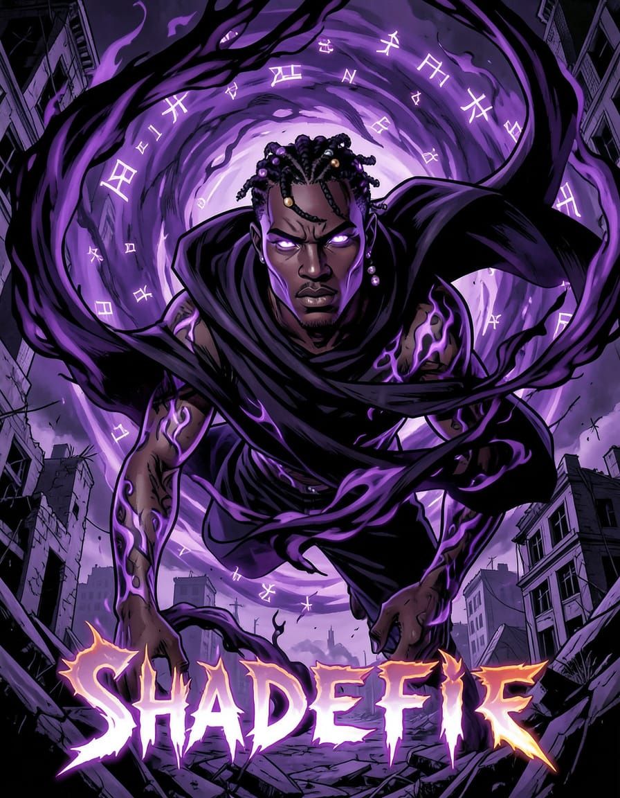 Comic Book Cover: Kaelen Emerges from Shadow Portal