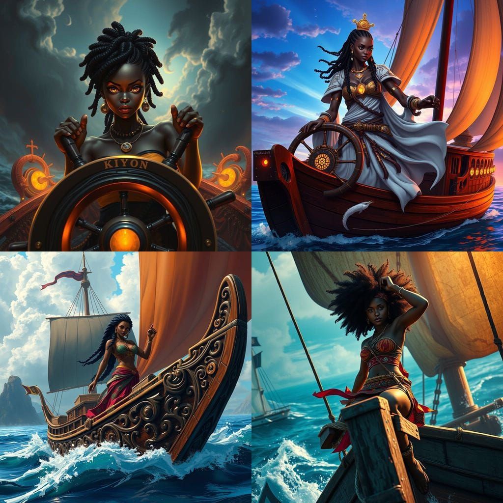 Dark Skinned Heroine Sails the High Seas in Anime-Inspired F...