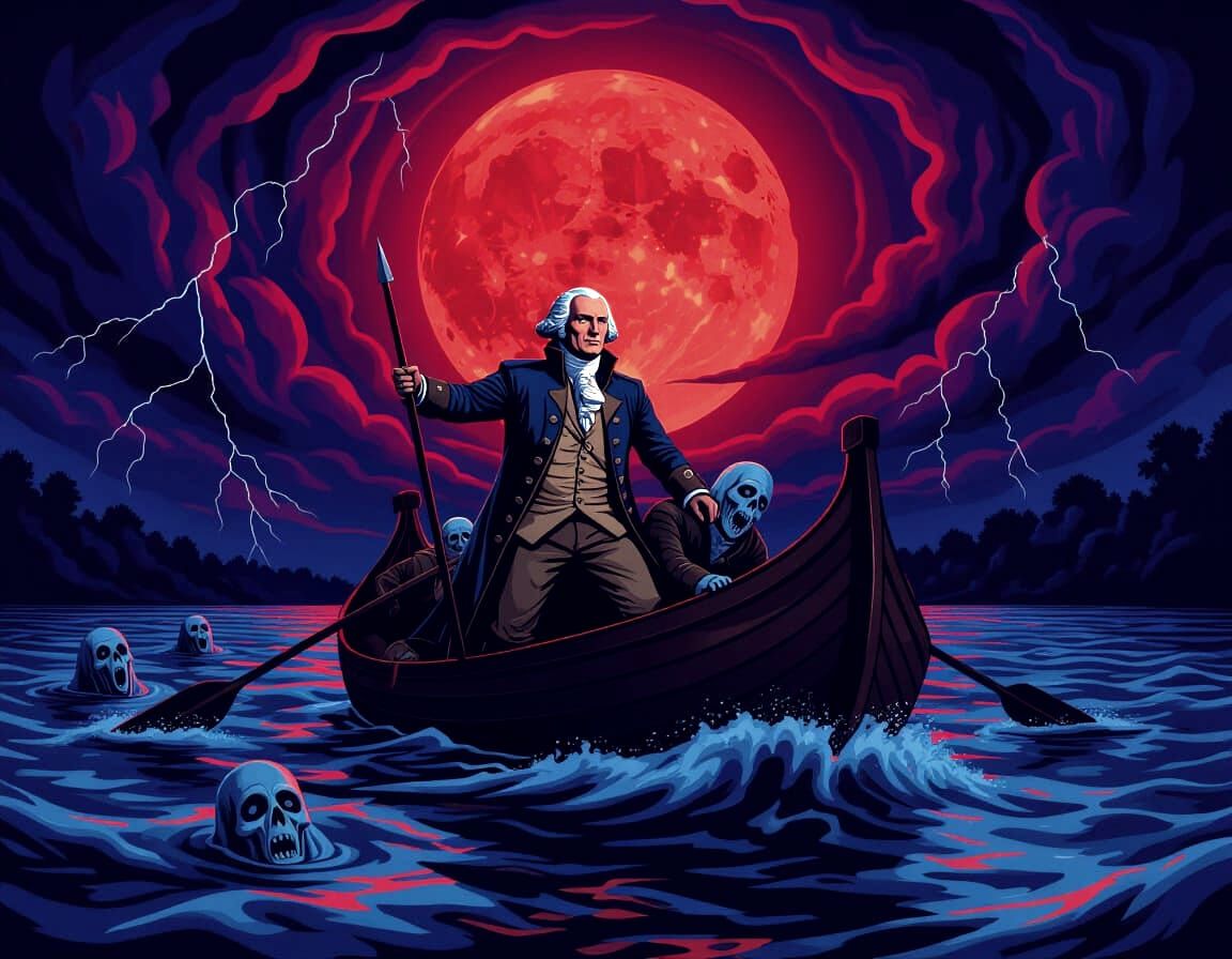 Nightmare: Washington Crossing the River Styx