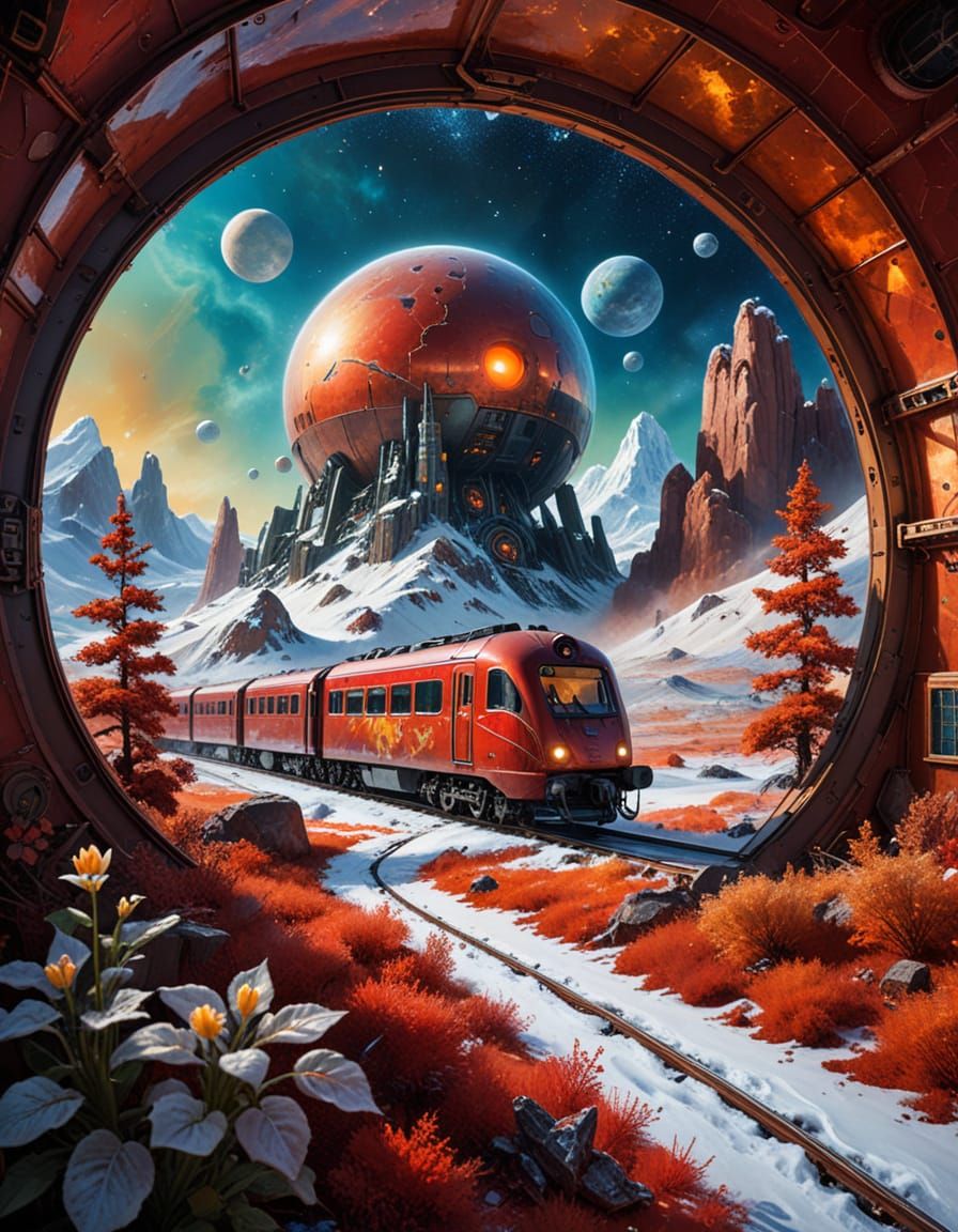 Futuristic Martian Cities and Alien Crops