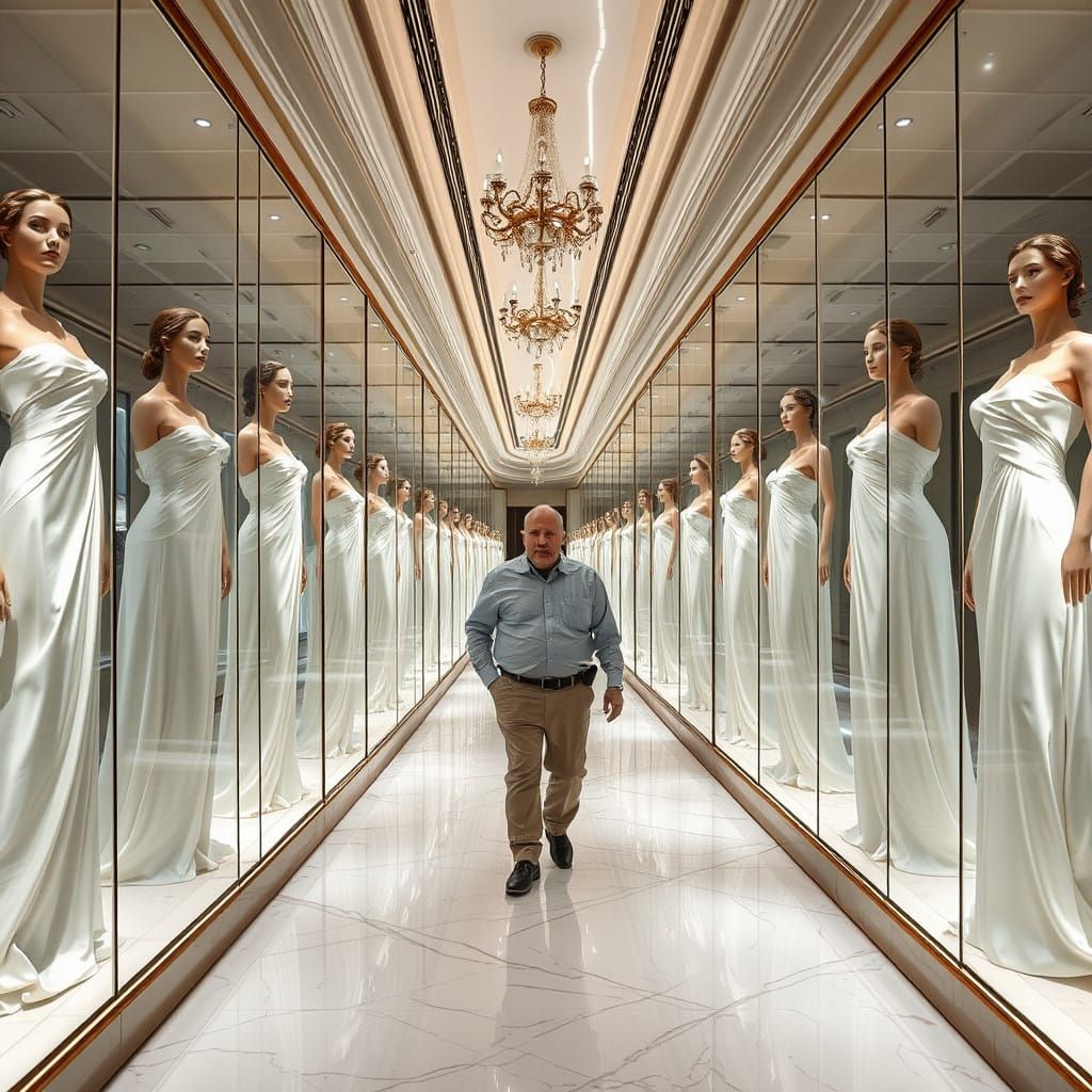 Elegance & Co. Showcases Exquisite White Silk Gowns in a Dre...