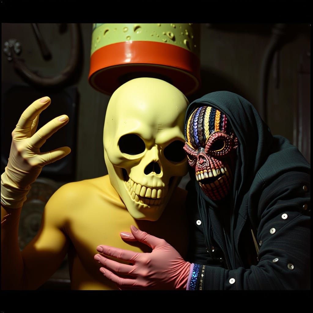 Grotesque Low-Budget Horror Art