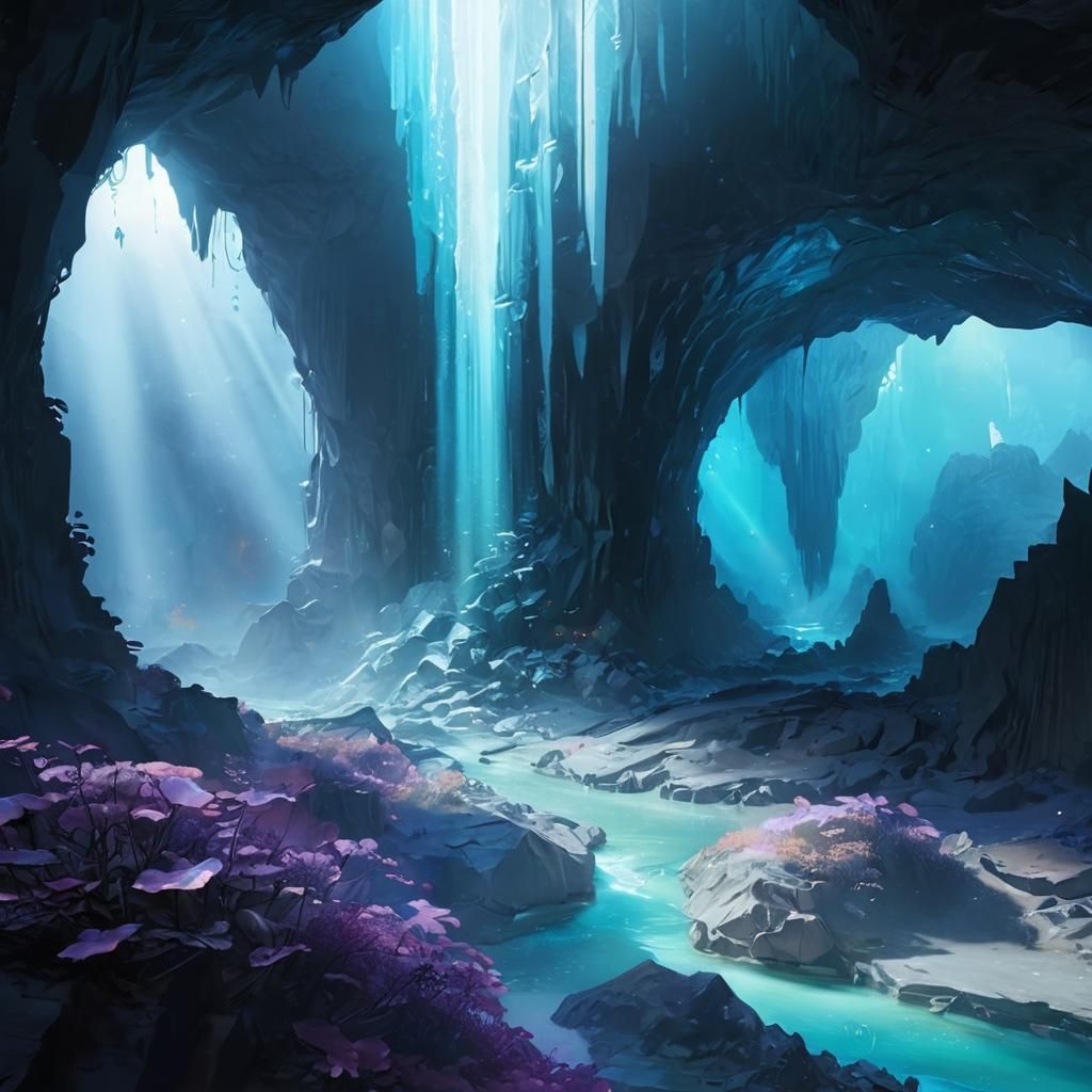 Son Doong Cave's Crystal Wonders in Vibrant Colors