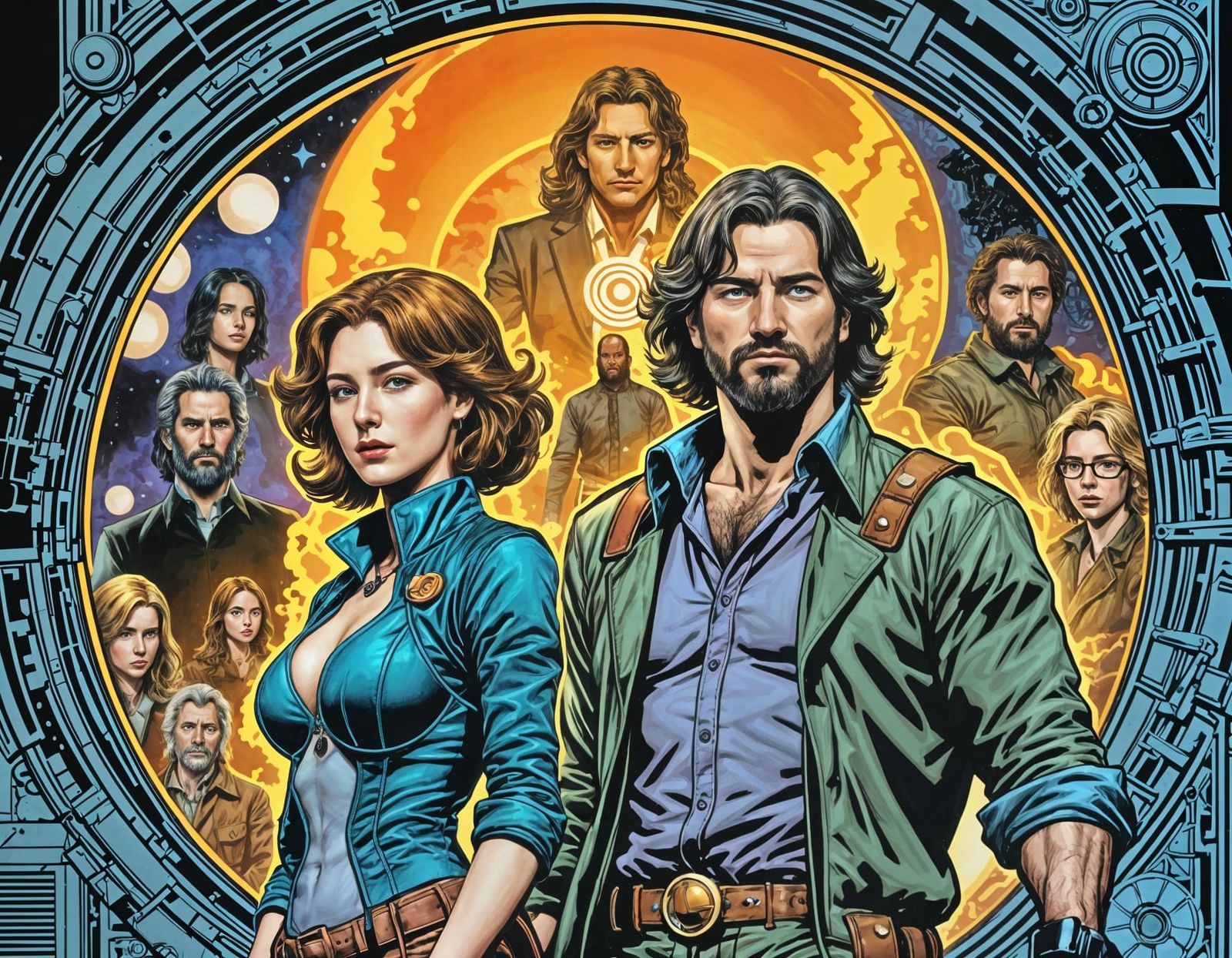 Virtual Content Directors: A Modern Comic Book Mystery