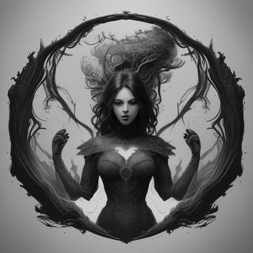 Elegant Black and White Quote Art for T-Shirts