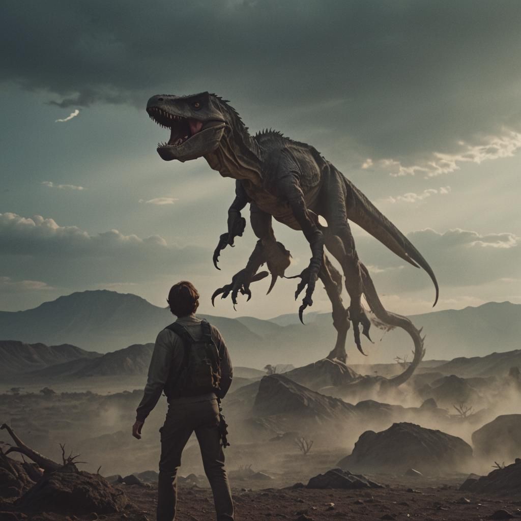 Dramatic Cinematic Film Still in 35mm