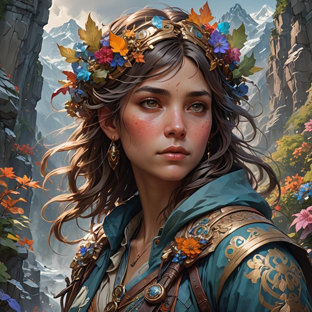 Detailed Portrait with Dynamic Lighting and Intricate Detail...