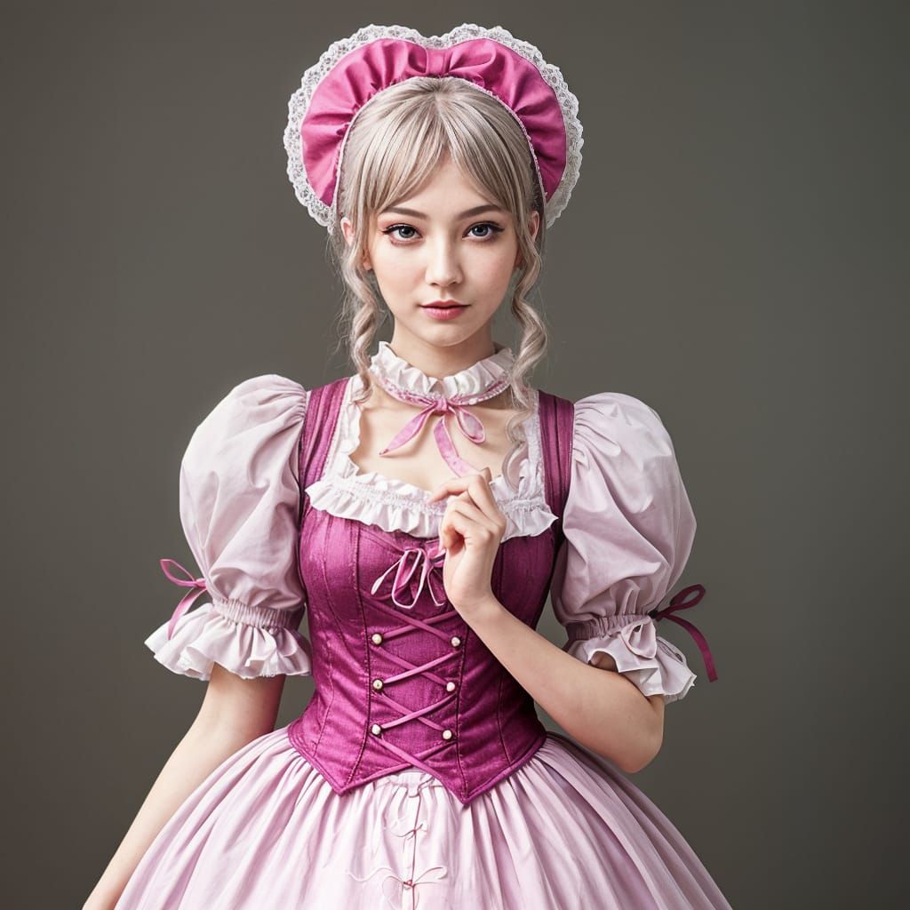 Floral Victorian Sweet Lolita in Elegant Harmony