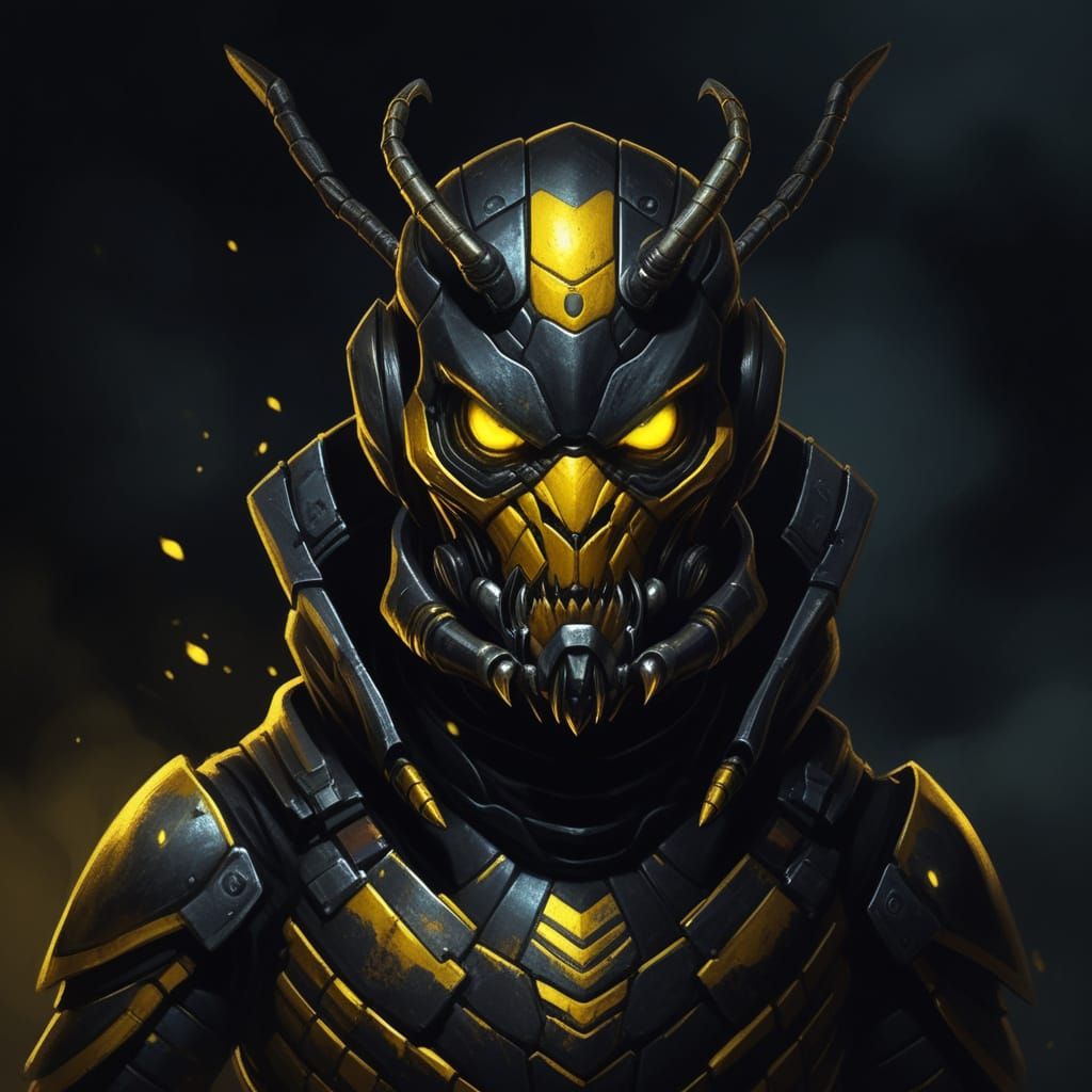 Evil wasp Halloween costume