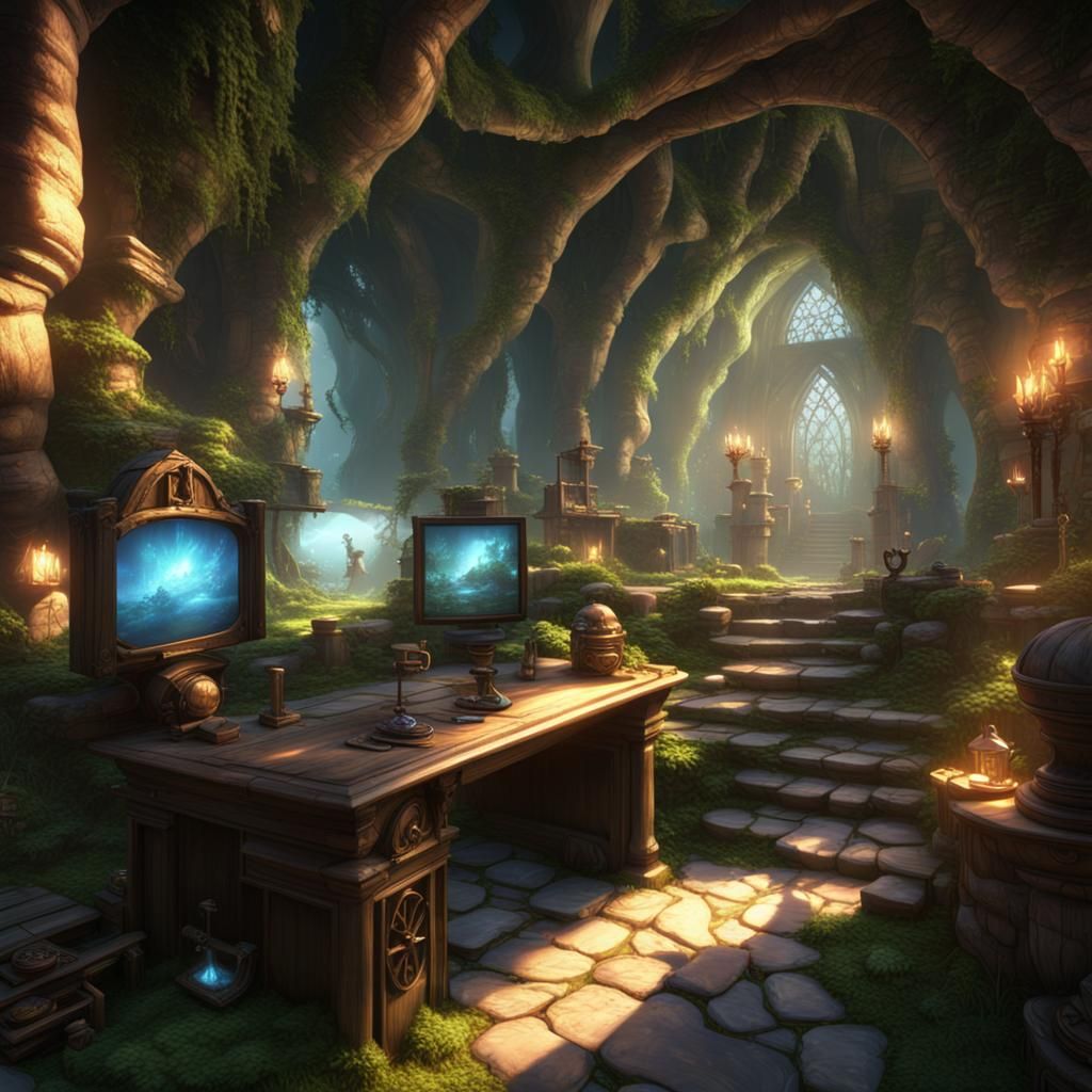 Enchanted Fairy PC Gaming Center in Unreal Engine