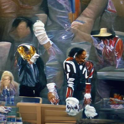 OJ Simpson and Michael Jackson Super Bowl Swap