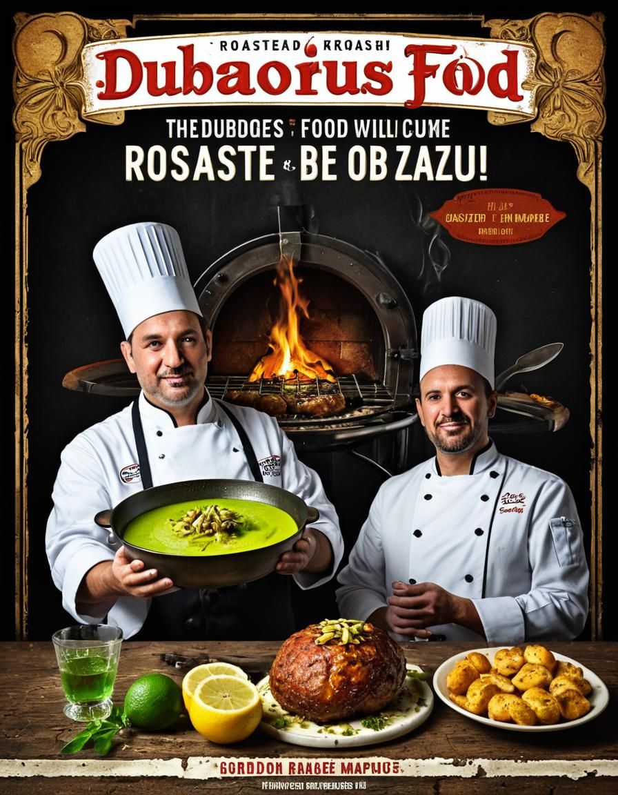 Dubious Food Magazine Cover: Roasted Bezoar and Absinthe