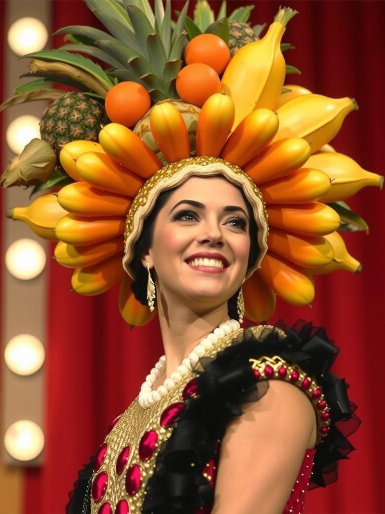 Carmen Miranda Inspired Fruit Hat Photo