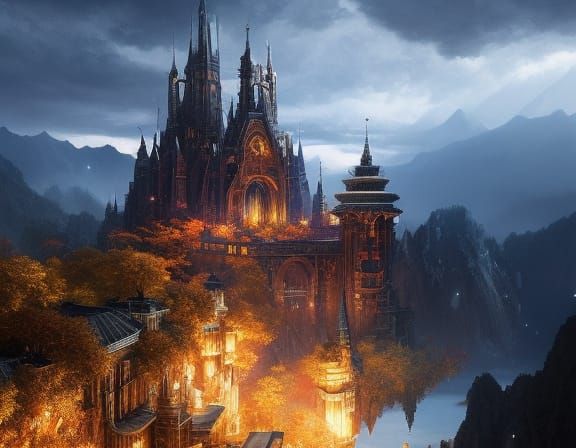 Hyperdetailed Portrait in Vibrant Triadic Colors