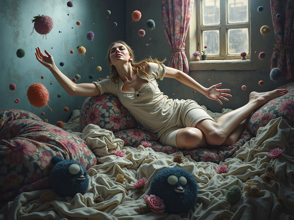 Zero Sum Game: Surreal Hyperrealistic Beauty