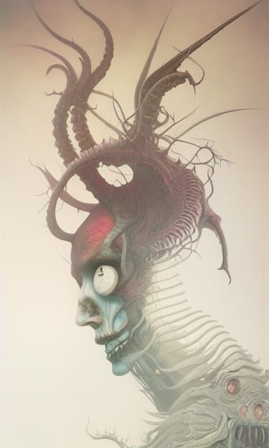 Demon Brain Dream: Dark Surrealism in 16K