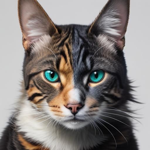 Cat and Dog Face Fusion: AI-Generated Animal