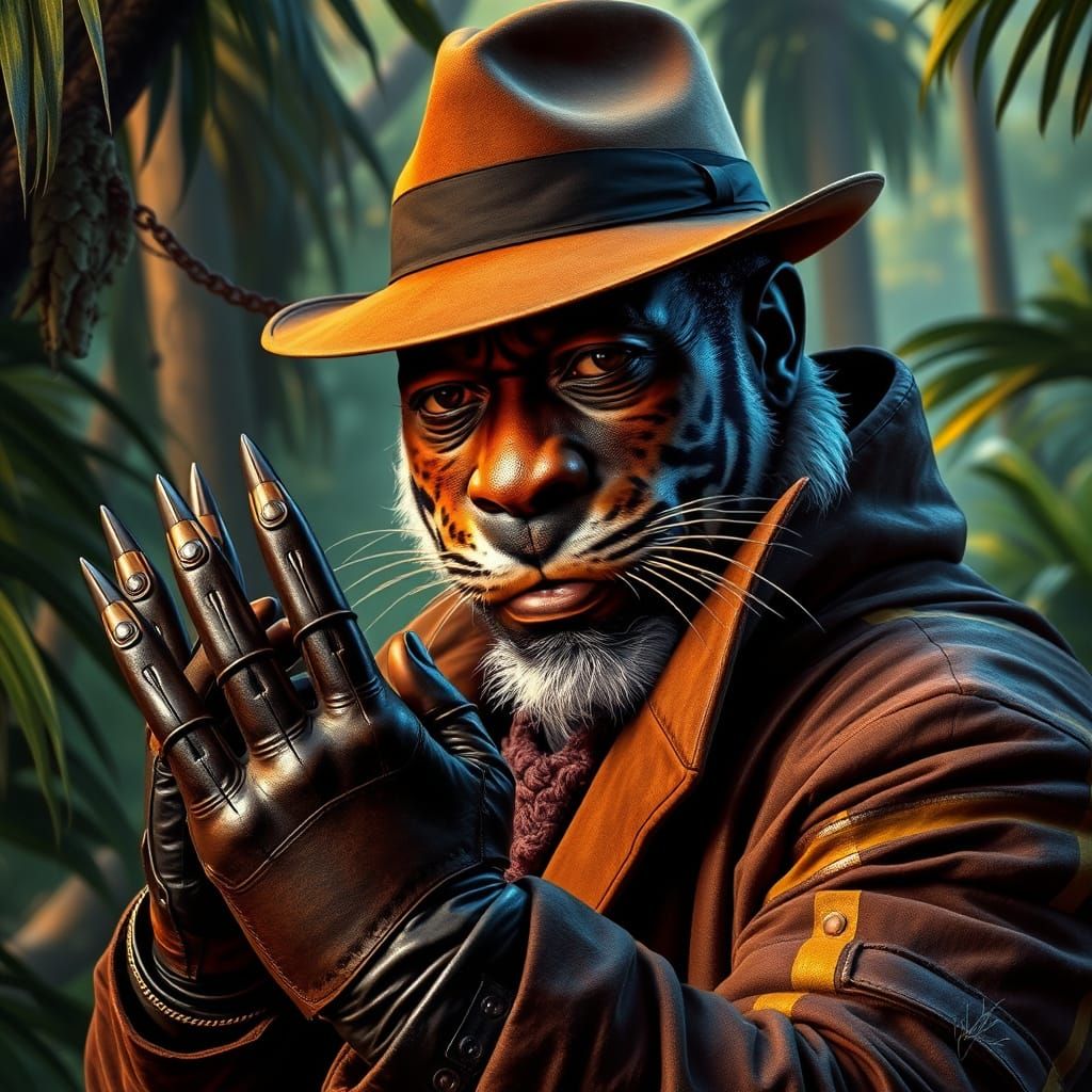 Chiwetel Ejiofor in Bronze Tiger Jungle Adventure