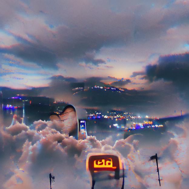 Abstract Image Generated From Empty Prompt