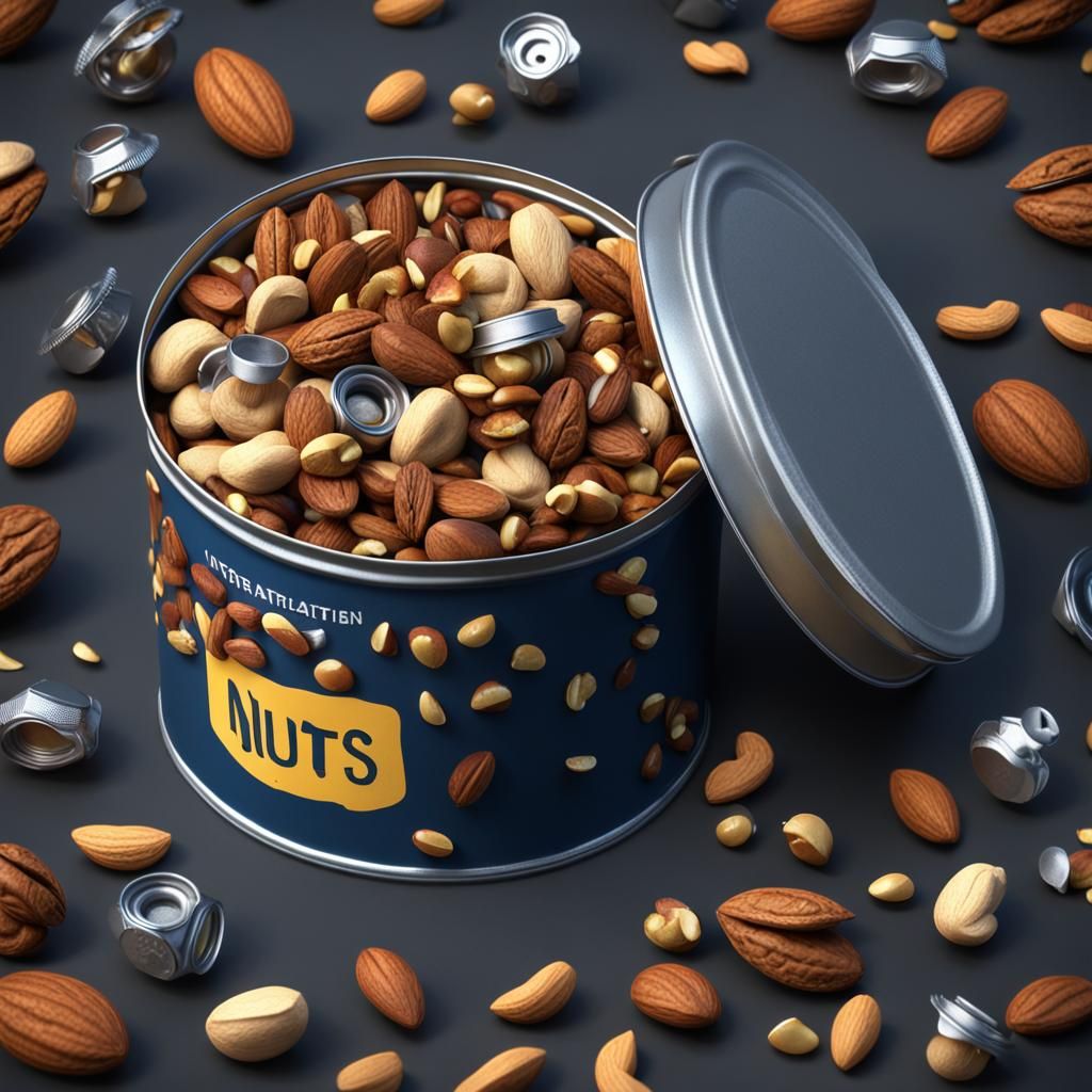 Funny Food: Nuts and Bolts in a Can