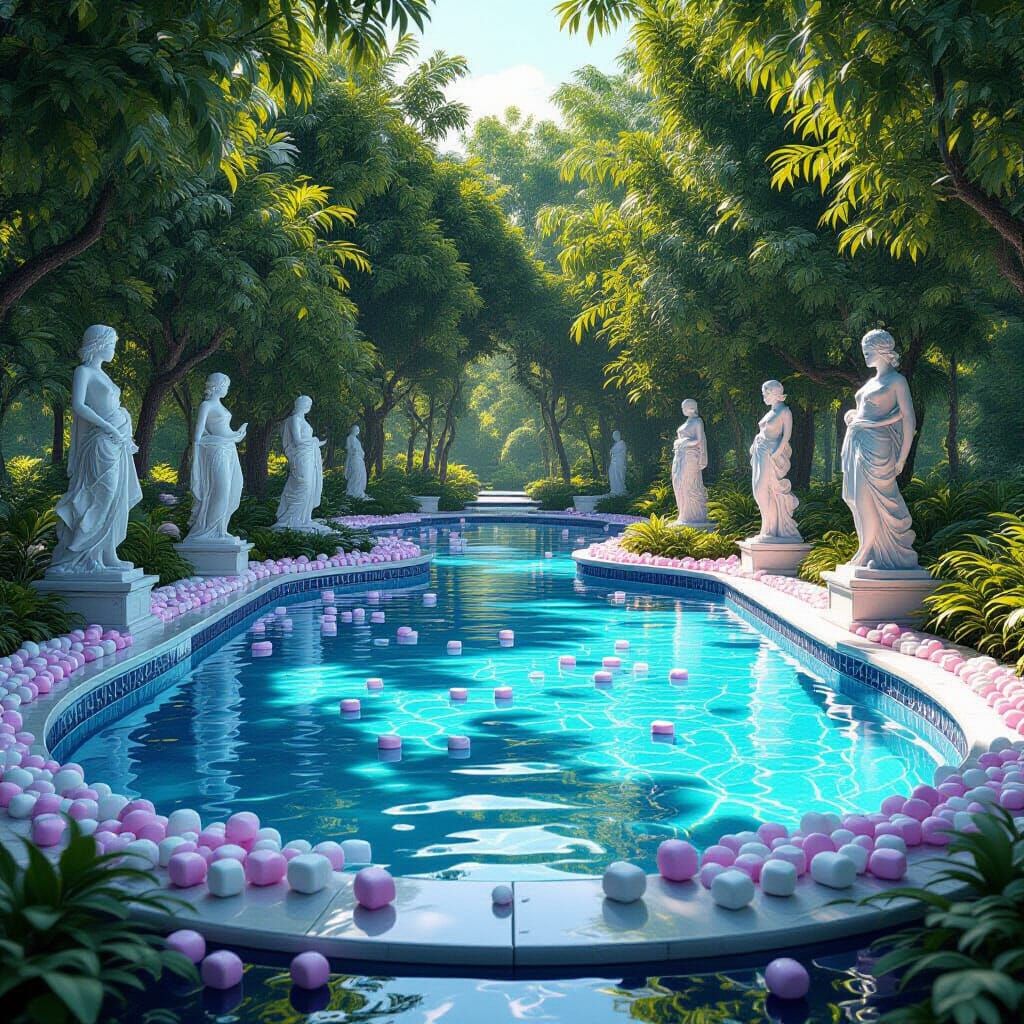 Marshmallow Pool in Dark Fantasy Park