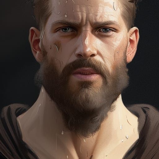 Hyperdetailed Portrait of King Macbeth, Artgerm Style