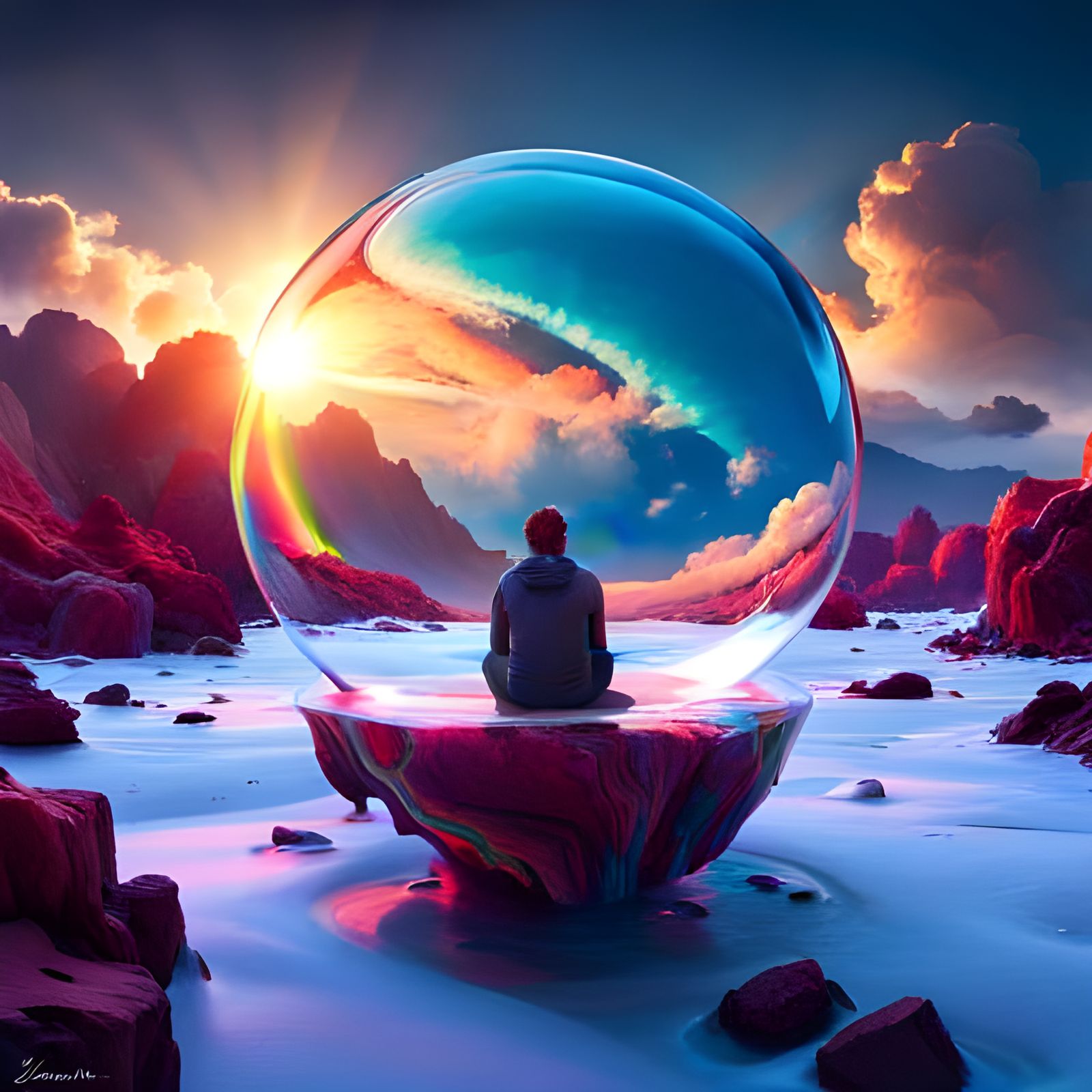 Living in my own bubble 🫧