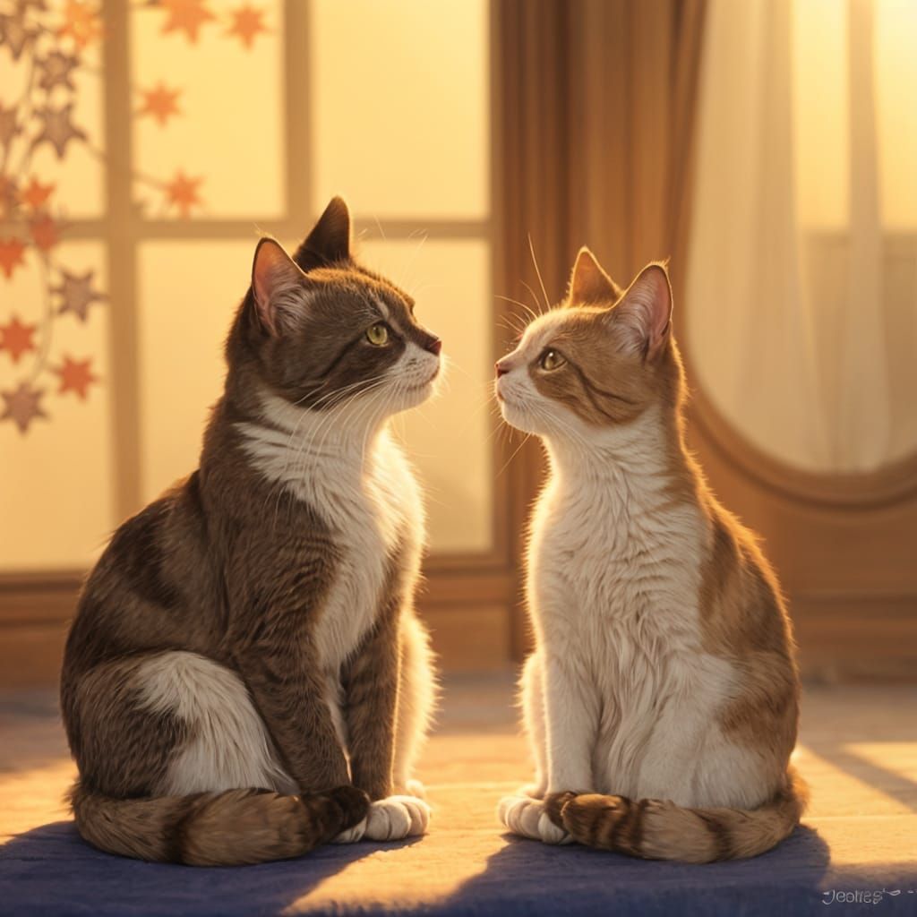 Reincarnation: Two Cats Meet in Another Life