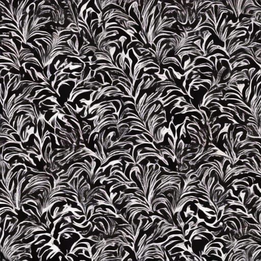 Anime Portrait in Style of Jackson Pollock