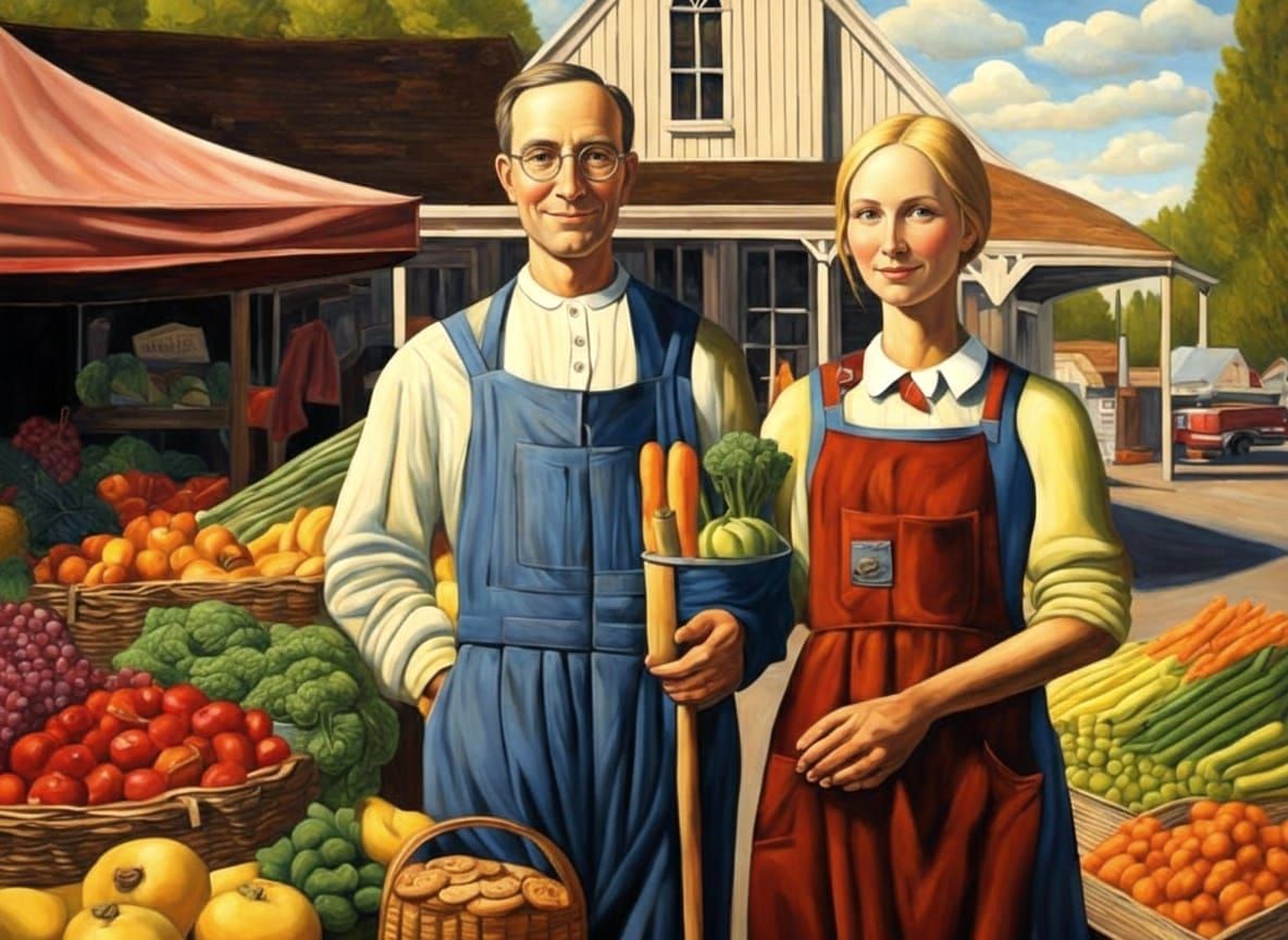 American Gothic Farmers Market