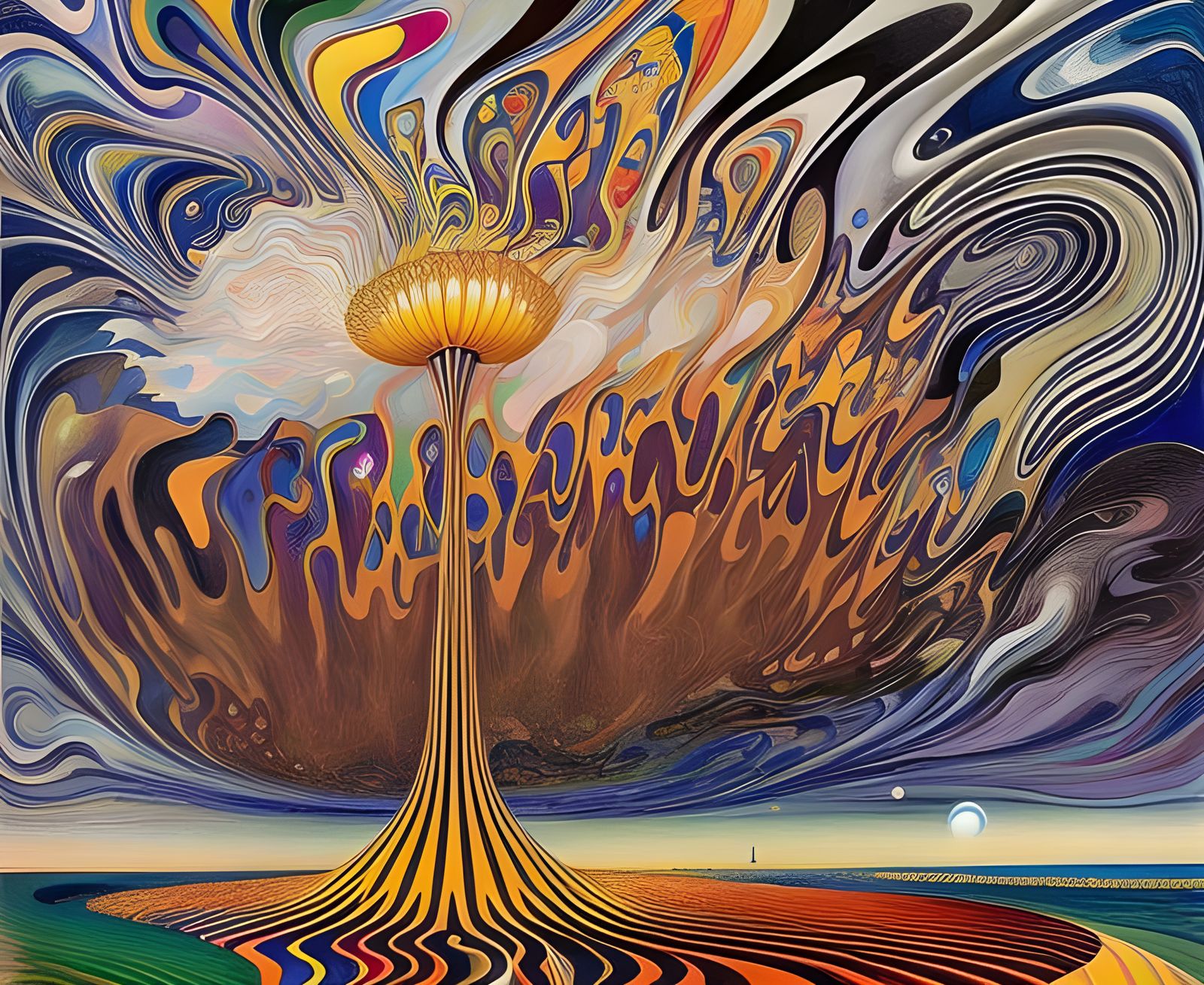 Fractured Reality: A Surreal Digital Rendering