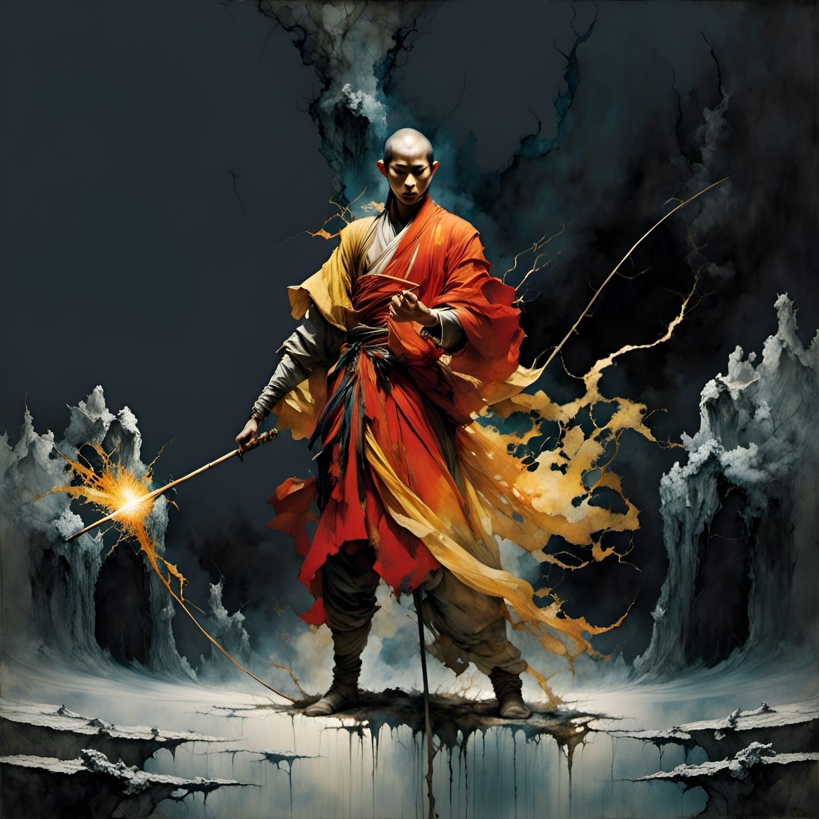 Sun Wukong, the Great Sage with Iron Staff