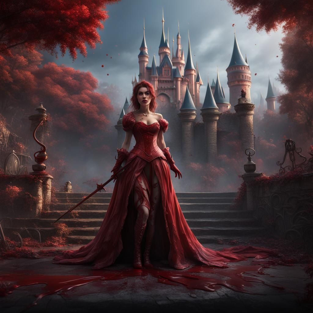 Dark Disney Princess: Detailed Matte Painting