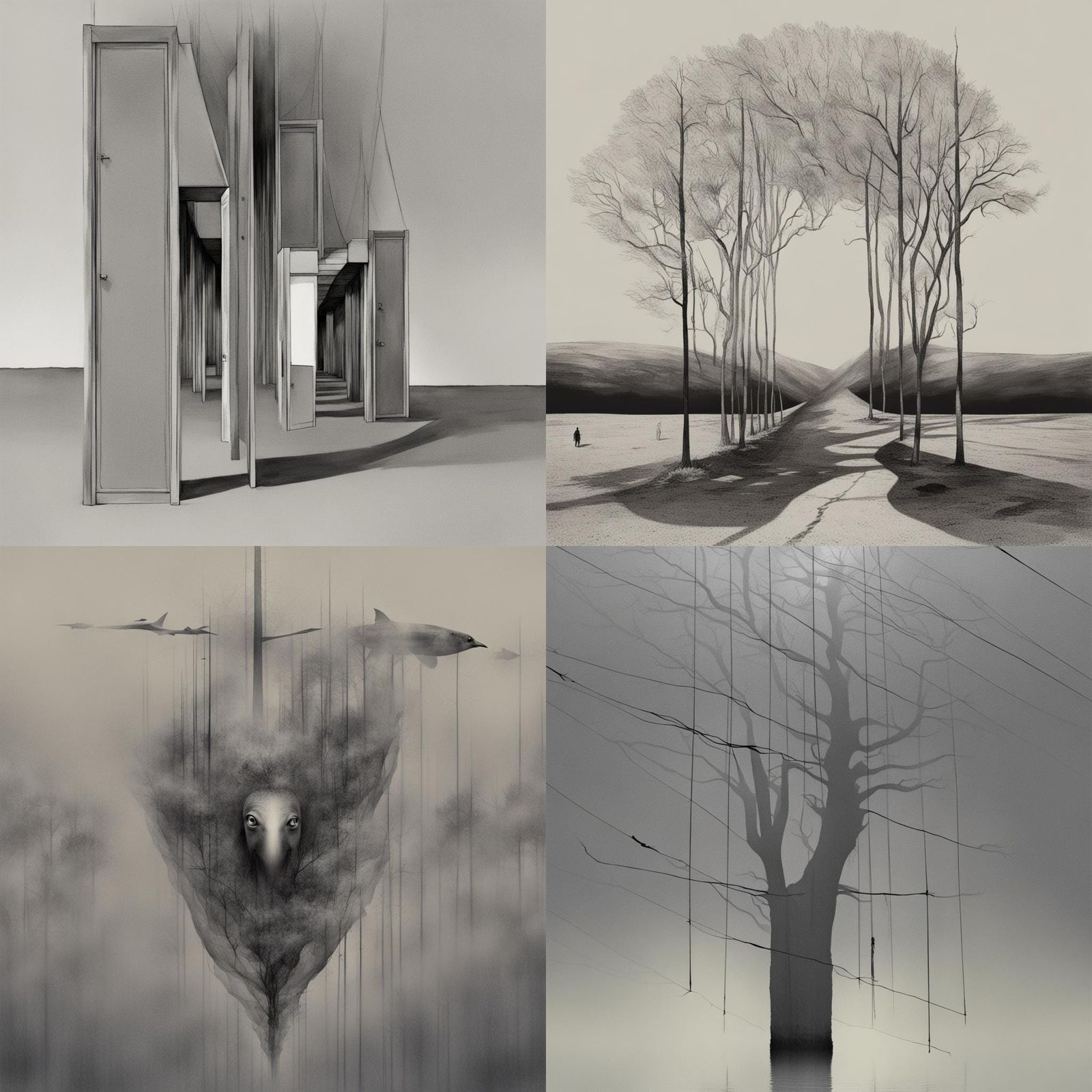 Abstract Liminal Space Visualisation