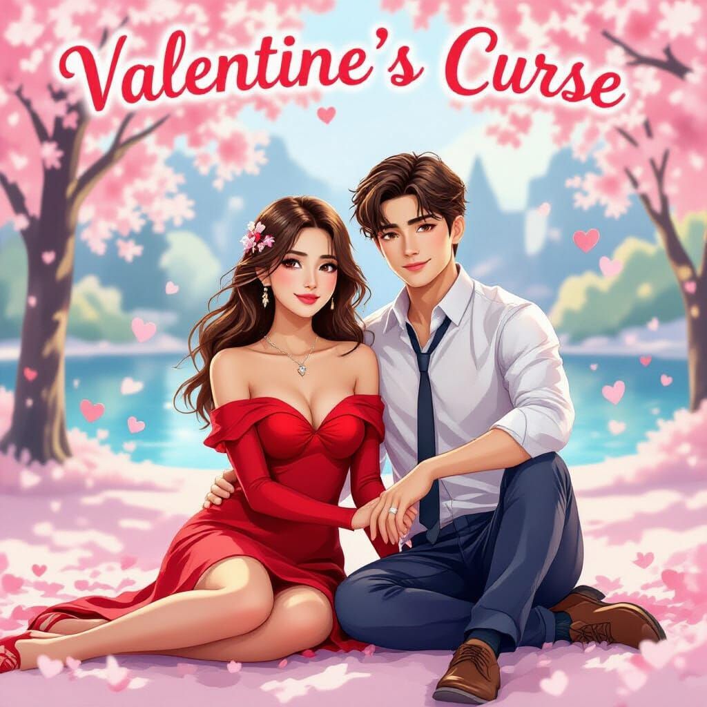 Valentine's Curse: A Hauntingly Beautiful AI Art Piece