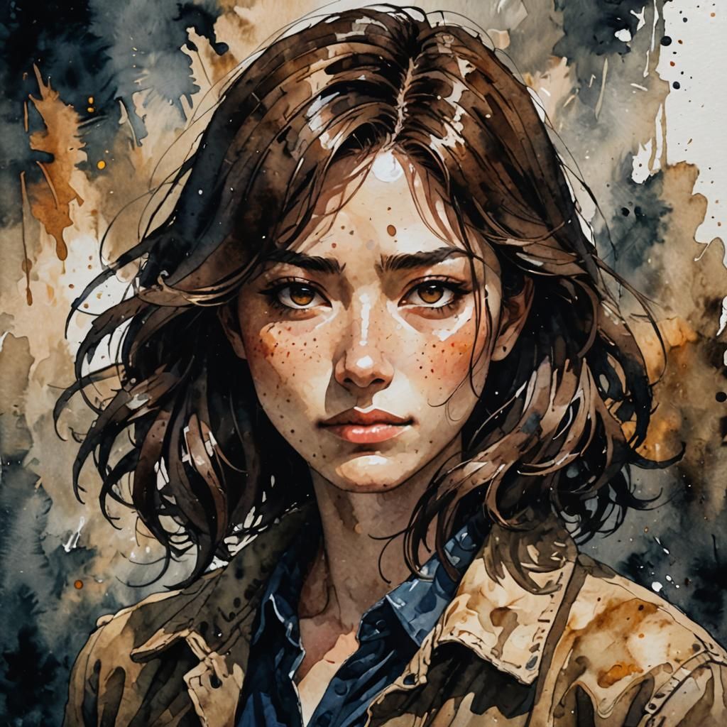 Mysterious Woman Revealed in Moody, Impasto-Inspired Anime P...