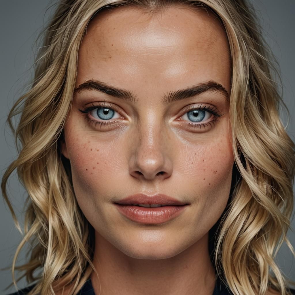 Professional Close-Up Portrait with Bokeh