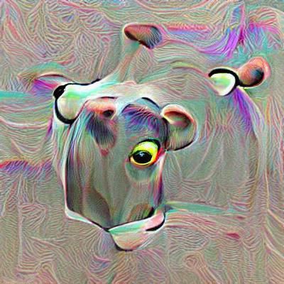 AI Interpretation of the Word Cow