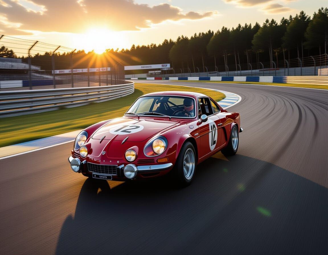 1972 Alpine A110 Race Car at Le Mans