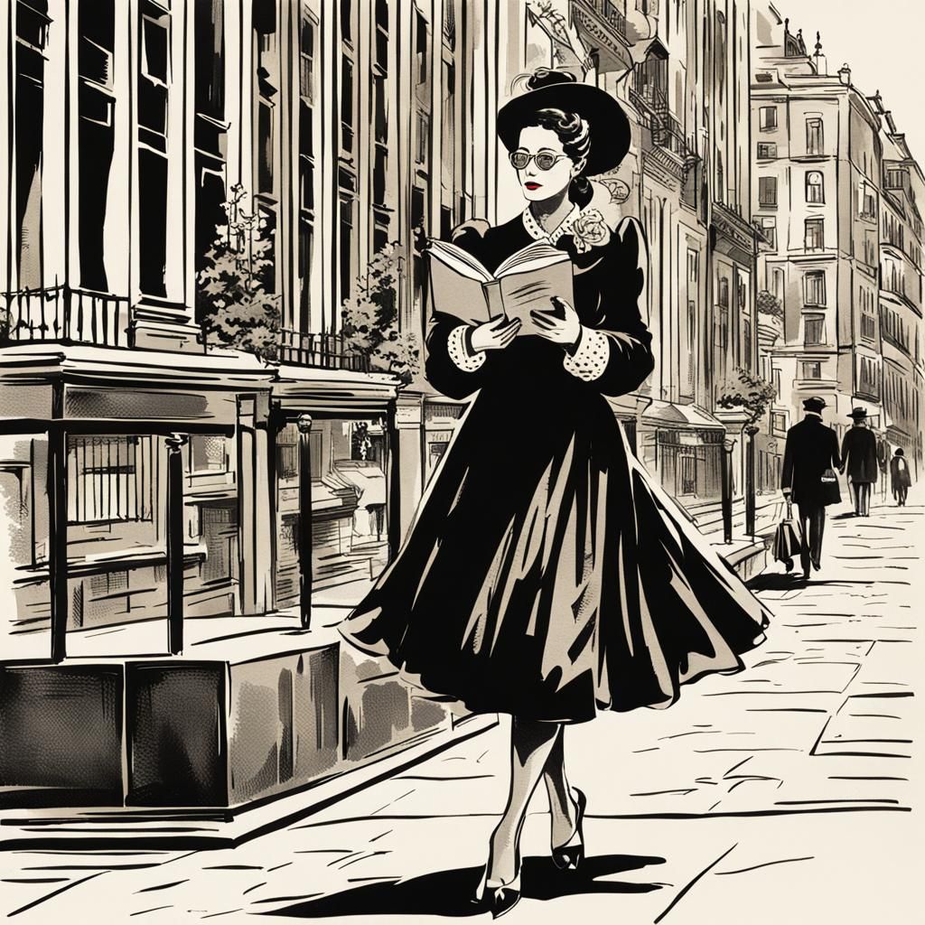 A lady who carries a book, always has a weapon